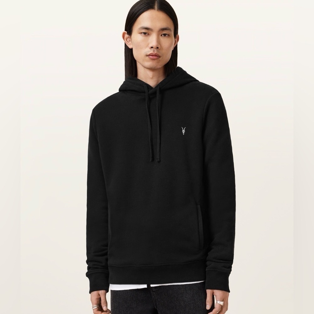 All Saints Charcoal Hoodie Size Small